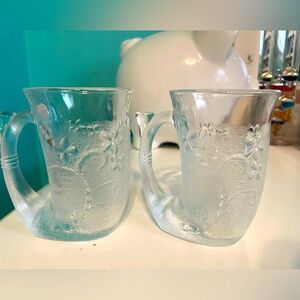 Toyo glass horn coffee mugs